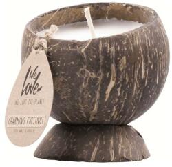 We Love The Planet Lumânare parfumată cu nucă de cocos - We Love The Planet Coconut Candle Charming Chestnut 200 g
