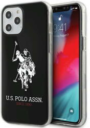 U. S. Polo Assn Husa US Polo USHCP12LTPUHRBK iPhone 12 Pro Max 6, 7" Negru/black Shiny Big Logo - pcone
