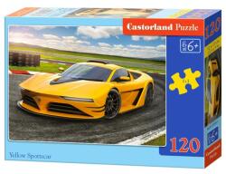 Castorland 120 db-os puzzle - Sárga sportautó (B-13500) (B-13500)