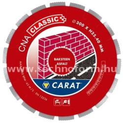 Carat CNAC300400 300x25, 40 Gyémánttárcsa aszfalt vágására hullámosított szegmenssel (CNAC300400)