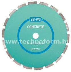 Sankyo SBWS350400 350x25, 4 Gyémánttárcsa betonra hullámosított szegmensekkel (SBWS350400)