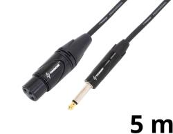Thunder Germany CX40-5 mikrofonkábel (6, 3 mm Jack - XLR mama) - (5 m)