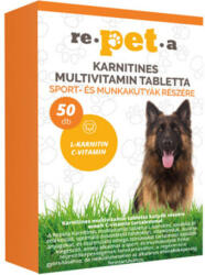 re-pet-a carnitine multivitamine tablete pentru câini de sport și de lucru 50 buc