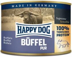 Happy Dog Dog Pur Italy - Conservă din carne pură de bivol | Sursă unică de proteine (12 x 200 g) 2.4 kg