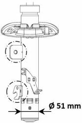 KYB amortizor KYB 3338055 - automobilus