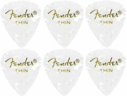 Fender 351 Shape Premium 6 White Moto Перце за китара (<![CDATA[098-2351-105-6PACK-SET]]>)