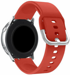 Huawei Watch GT / GT2 / GT2 Pro (46 mm) okosóra szíj - Strap - piros szilikon szíj (szíj szélesség: 22 mm)