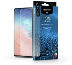 MyScreen LA-1698 Samsung Galaxy S10 Lite rugalmas, hibrid üveg - Myscreen protector Hybrid Glass Lite átlátszó 7H ujjlenyomat-érzékelő biztos (LA-1698)