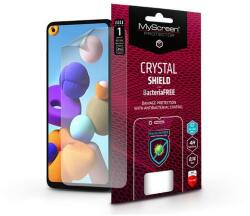 MyScreen LA-2106 Samsung Galaxy A21S képernyővédő fólia - Myscreen protector Crystal Shield Bacteriafree átlátszó, Tok barát (LA-2106)