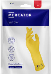 Mercator Medical MERCATOR sárga háztartási gyumikesztyű, 1 pár - L