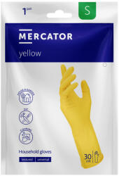 Mercator Medical MERCATOR sárga háztartási gyumikesztyű, 1 pár - S