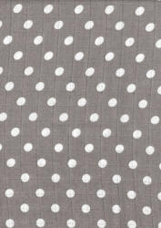  Mintás textil pelenka 1db-os - szürke pöttyös - babastar
