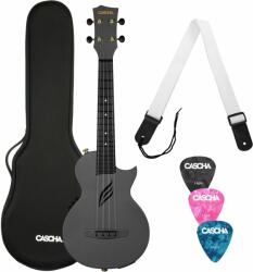 Cascha HH 2258E Black Концертно укулеле
