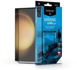MyScreen LA-2296 Samsung Galaxy S23 Ultra edzett üveg képernyővédő fólia - Myscreen protector Diamond Glass edge3D fekete (LA-2296)