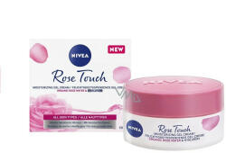 Nivea Rose Touch Gel Crema Hidratanta Cu Acid Hialuronic Si Apa De Trandafiri