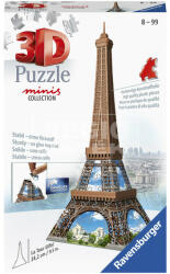 Ravensburger Puzzle 3D - Mini Eiffel-torony puzzle - 62 db-os ( 53542 ) 9, 4x24, 2 cm