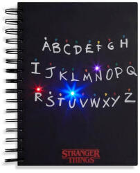 BB Designs Europe Ltd Világító Notebook A5 jegyzetfüzet - Stranger Things