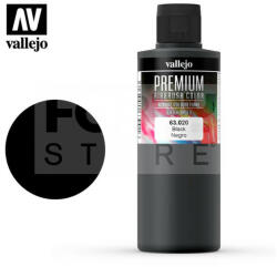 Vallejo Premium RC Colors Black akrilffesték (200 ml) 63020V