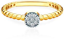 SAVICKI Inel de logodnă SAVICKI: aur bicolor, diamante - savicki - 3 483,00 RON