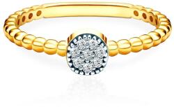 SAVICKI Inel de logodnă SAVICKI: aur bicolor, diamante - savicki - 4 787,00 RON
