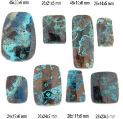 Cabochon din Quantum Quattro Natural - Dreptunghi 26-48 x 14-24 x 5-7 mm - 1 Buc