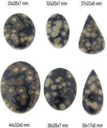  Cabochon din Scapolit Maro Natural - Oval - Picatura - 32-44 x 17-32 x 6-7 mm - 1 Buc
