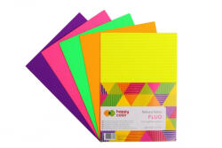 Happy Color Hullámkarton készlet A4 5 ív 5 szín -Fluo (14-014856)
