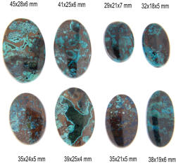  Cabochon din Quantum Quattro Natural - Oval 29-45 x 18-28 x 4-6 mm - 1 Buc