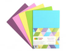 Happy Color Hullámkarton készlet A4 5 ív 5 szín - Pasztell (14-014863)