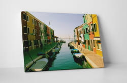 4 Decor Tablou canvas : Case colorate - beestick-deco - 174,00 RON