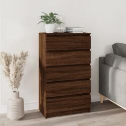 vidaXL barna tölgy szerelt fa fiókos szekrény 60 x 36 x 103 cm (823023)