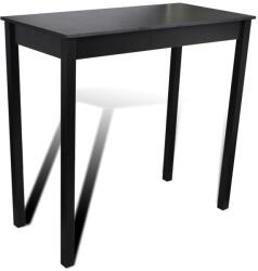 vidaXL fekete MDF bárasztal 115 x 55 x 107 cm (240378) - vidaxl
