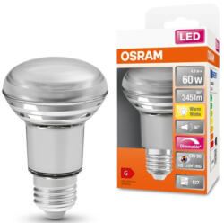 OSRAM E27 R63 LED SStar+ 4, 8W 345lm 2700K melegfehér, szabályozható 36° - 60W izzó helyett (4058075620308)