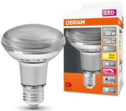 OSRAM E27 R80 LED SStar+ 4, 9W 345lm 2700K melegfehér, szabályozható 36° - 60W izzó helyett (4058075620322)