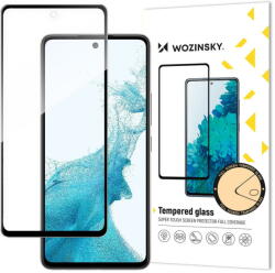 Wozinsky Super Tough Full Glue Tempered Glass Full Screen With Frame Case Friendly Samsung Galaxy A53 5G Black - vexio