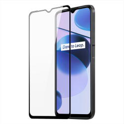 Dux Ducis 9D Tempered Glass full screen 9H tempered glass with frame Realme C35 black (case friendly) - vexio