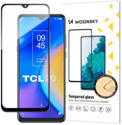 Wozinsky Full Glue Tempered Glass Tempered Glass for TCL 20 SE 9H Full Screen with Black Frame - vexio