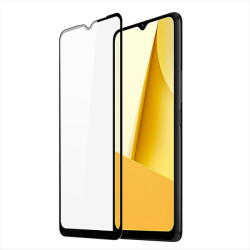 Dux Ducis 9D Tempered Glass Vivo Y16 / Y02s full screen with frame black (case friendly) - vexio
