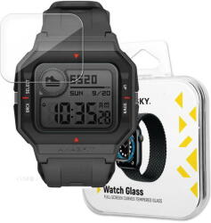 Wozinsky Watch Glass Hybrid Glass for Xiaomi Amazfit Neo Black - vexio