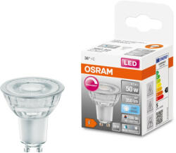 OSRAM GU10 LED SStar+ 4, 7W 350lm 4000K hidegfehér, szabályozható 36° - 50W izzó helyett (4058075613102)