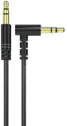 Dudao angled cable AUX mini jack 3.5mm cable 1m black (L11 black) - vexio