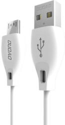 Dudao cable micro USB cable 2.4A 1m white (L4M 1m white) - vexio