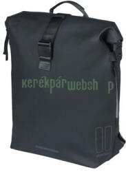 Basil egyoldalas táska és hátizsák SoHo Backpack Nordlicht, világítással, 17 literes, fekete