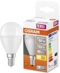 OSRAM E14 LED Star kisgömb 7, 5W 806lm 2700K melegfehér 200° - 60W izzó helyett (4058075428522)