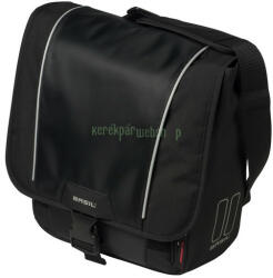 Basil egyoldalas táska Sport Design Commuter Bag, Hook ON, fekete - kerekparabc