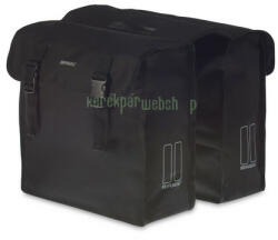 Basil dupla táska Mara XL Double Bag, pántos, fekete - kerekparabc