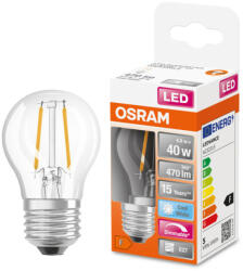 OSRAM E27 LED SStar kisgömb 4, 8W 470lm 4000K hidegfehér, szabályozható 320° - 40W izzó helyett (4058075434844)