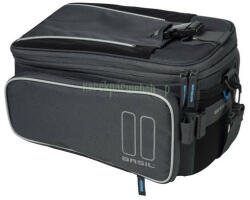 Basil csomagtartó táska Sport Design Trunkbag, Universal Bridge system, grafitszürke - kerekparabc