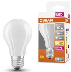 OSRAM E27 LED SStar 7W 806lm 2700K melegfehér, szabályozható 320° opál - 60W izzó helyett (4058075054240)