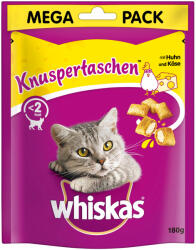 Whiskas 2x180g Whiskas Temptations csirke & sajt ropogós falatok macskasnack